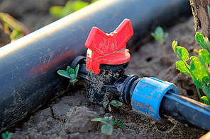 Кран стартовий з гумкою для крапельної стрічки 16 мм Presto-PS (OV-031708-R), фото 2