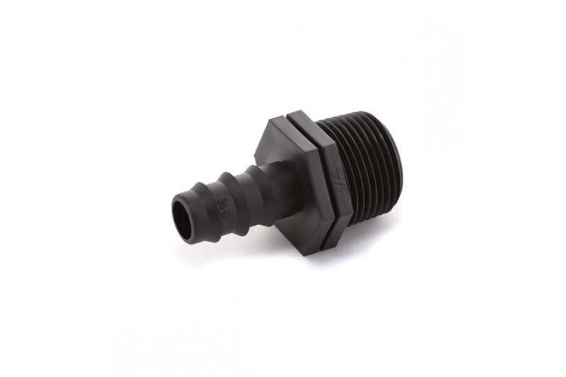 Стартер із зовнішньою різзю 3/4" для крапельної трубки 16 мм Presto-PS (MC-011634)