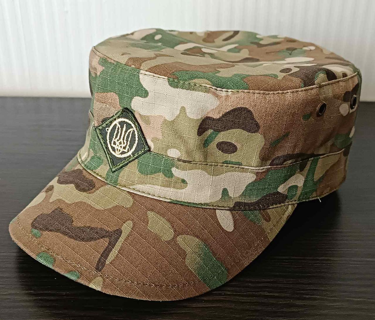 Кепка таблетка камуфляж Multicam з тканини Грета для військовослужбовців ЗСУ, охоронних служб, розміри (54-59)