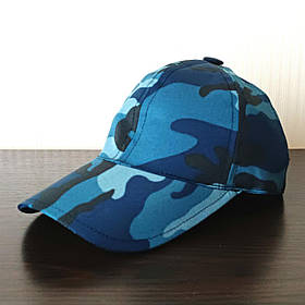 Кепка блайзер синя камуфляж «Місто» з тканини Грета водостійка для форменого одягу силових структур України