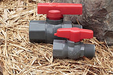 Кран кульовий із зовнішньою та внутрішньою різзю 3/4" Presto-PS (PFV-0125), фото 2