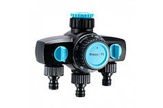 Таймер поливання механічний Presto-PS на 3 виходи до 120 хвилин (7736)