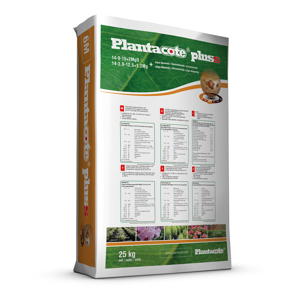 Добриво пролонгованої дії Plantacote Pluss 6 M 14-9-15+2MgO+ME 25 кг