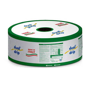 Емітерна крапельна стрічка Dual Drip 16-15-23 1300 м (1,2 л/год), фото 2