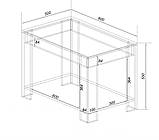 Стіл журнальний Квант 2 (Кантинент) 800х500х550мм, фото 2