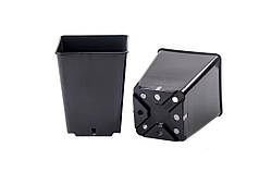 Горщик для розсади квадратний високий 3 л 13,5х13,5х23 см