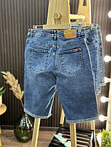 Стильні жіночі бріджі, тканина "Джинс" 50, 52, 54, 56, 58, 60 розмір 50, фото 3