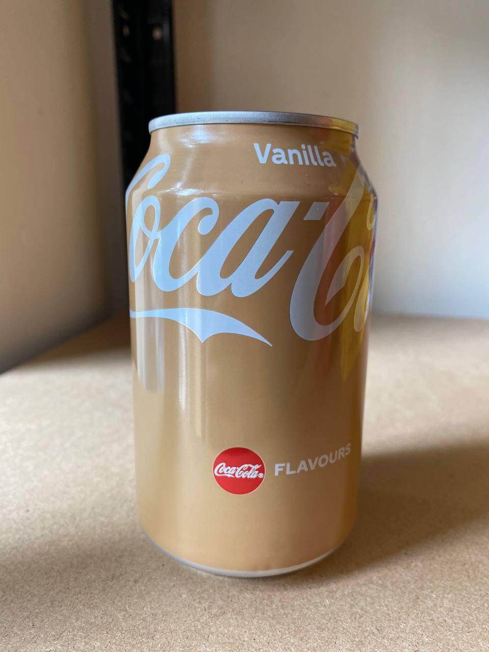 Напій кока кола ваніль Coca Cola Vanilla 330 мл. Польща