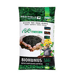 Торфяний субстрат із біогумусом Peatfield 6 л