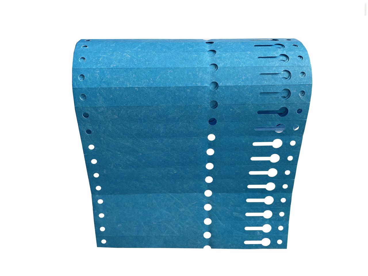 Бирка петелька для маркування рослин блакитна Tyvek 1.275х22 см (1000 шт)