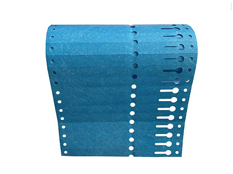 Бирка петелька для маркування рослин блакитна Tyvek 1.275х22 см (1000 шт), фото 1