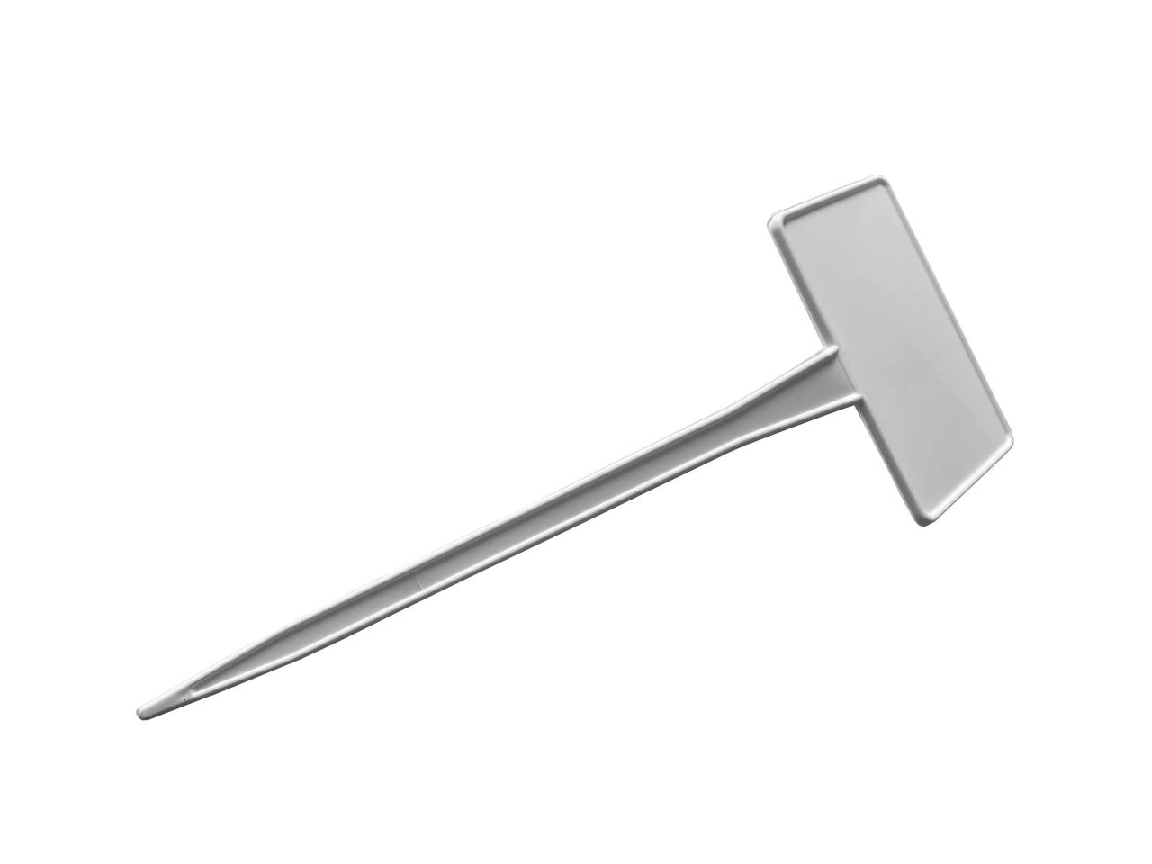 Маркувальні таблички для рослин М-200 8,5х5,5 см білі на ніжці 20 см (10 шт.)