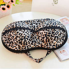 Органайзер-чохол для бюстгальтерів твердий.  Кейс для спідньої білизни текстильний жорсткий