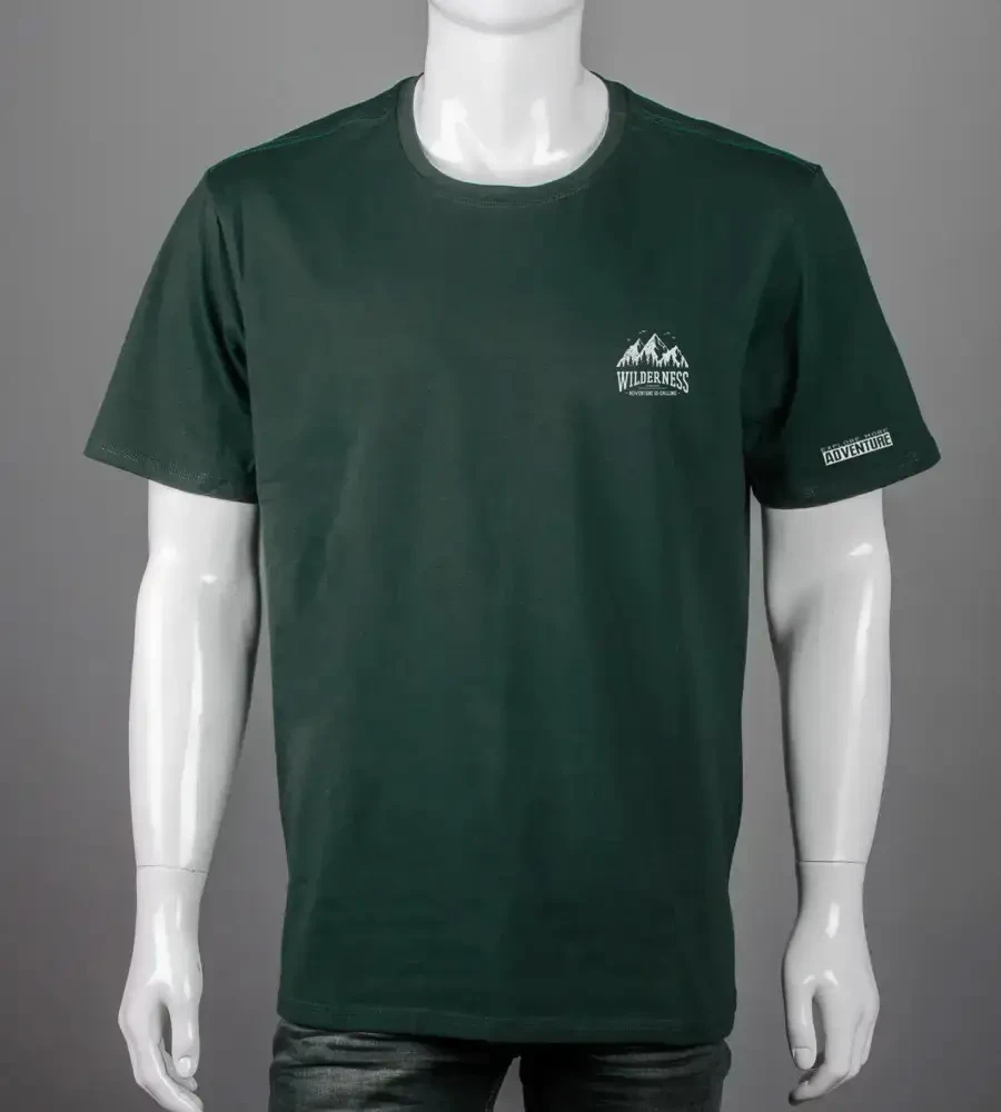 Футболка батал Wilderness Темно-зелений 2405б, 3XL (1 шт.)