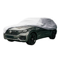 Тент для авто 533х195х150см джип, кросовер, мінівен (підкладка, кишеньки, замок) Milex Jeep PEVA+PP Cotton XXXL PJ-V30006