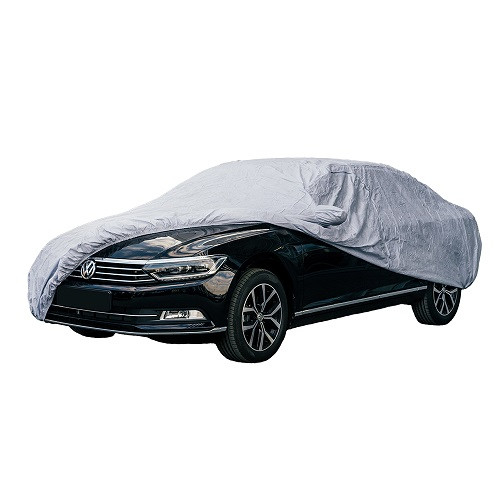 Тент з підкладкою для седана 431х165х120 см Milex PEVA+PP Cotton M PO-V30011 з замком та кишенями під дзеркала