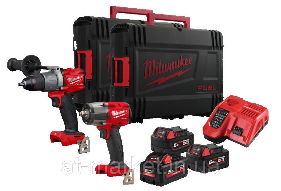 Набір акумуляторних інструментів M18 FPP2AD2-553X MILWAUKEE