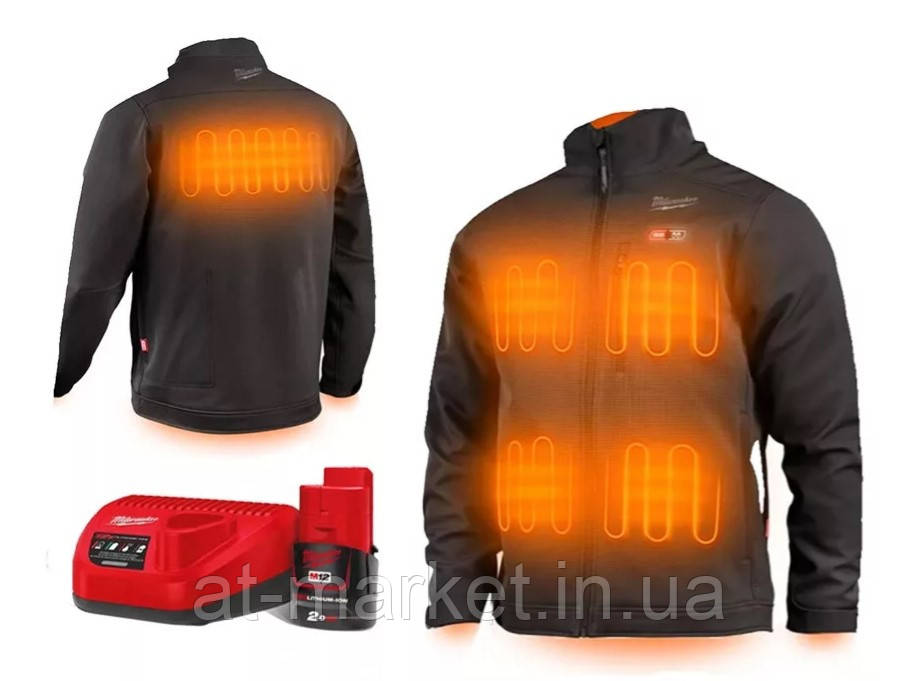 Куртка з підігрівом розмір "S"M12HJBL5-201 MILWAUKEE+ з/п + акумулятор