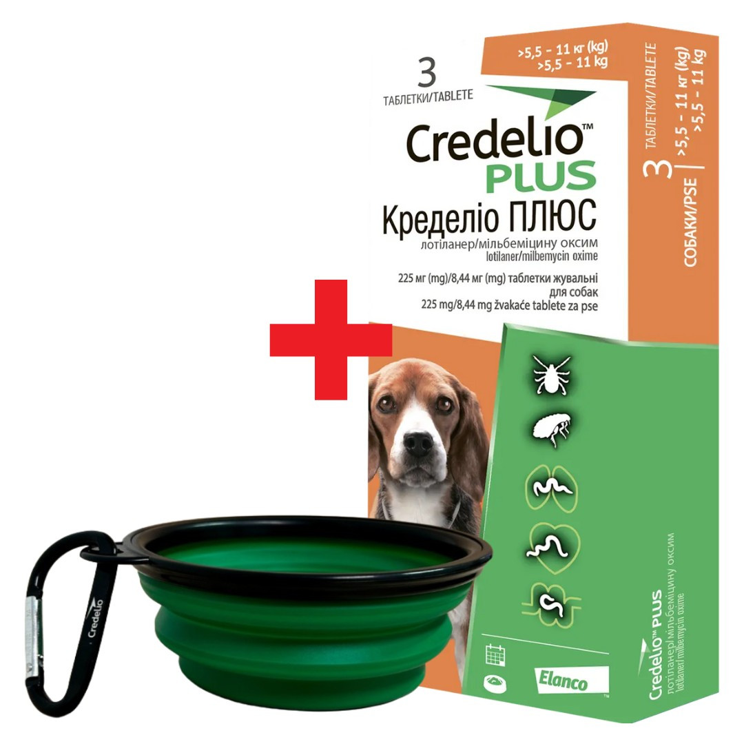 Credelio Plus Кределио плюс жевательные таблетки от блох и клещей для ...
