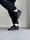 Кросівки жіночі чорні Adidas Campus x Bad Bunny Black (11738), фото 2