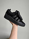 Кросівки жіночі чорні Adidas Campus x Bad Bunny Black (11738), фото 4