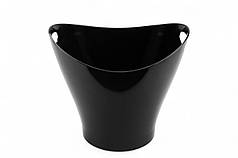 Відро для льоду чорне 6л Відро полікарбонат Відро для льоду пластик Відро для вина Кулер для льоду