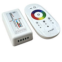 Контролер RGB-RGBW 2.4G RF 12-24V TOUCH 24A з сенсорним пультом для LED стрічки