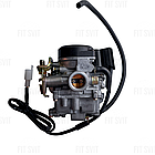 Карбюратор на скутер 4Т Yaben GY6 80 cc, фото 4