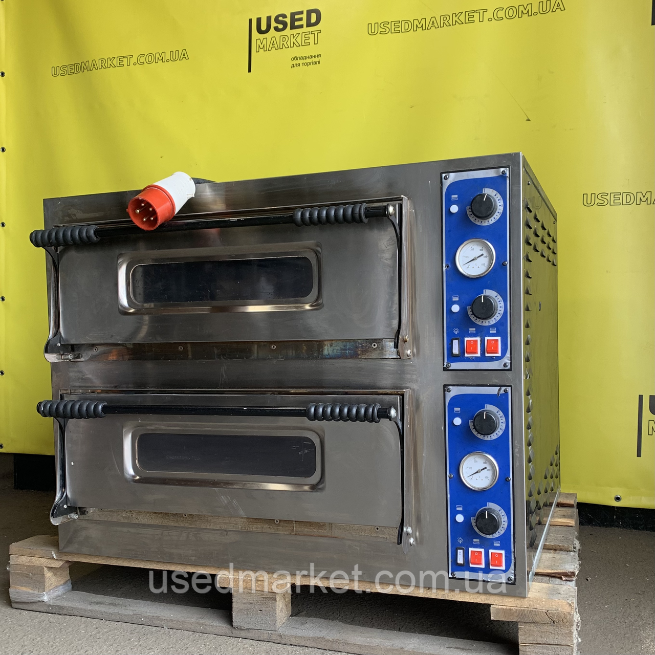 Двохсекційна піч для піци Hendi KitchenLine 44 Нідерланди, б/у