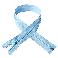 Блискавка (застібка-змійка) спіральна 53,5х3см блакитна