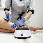 Воскоплав банковий з терморегулятором 500 мл ProWax300, Білий / Нагрівач для воску / Воскоплав для епіляції, фото 3