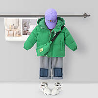 Дитяча куртка з сумкою весна-осінь, єврозима
