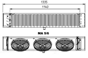 Повітряоохолоджувачі МА 6 ED S.E.R. (Італія)