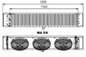Повітряоохолоджувачі МА 5 ED bt S.E.R. (Італія)