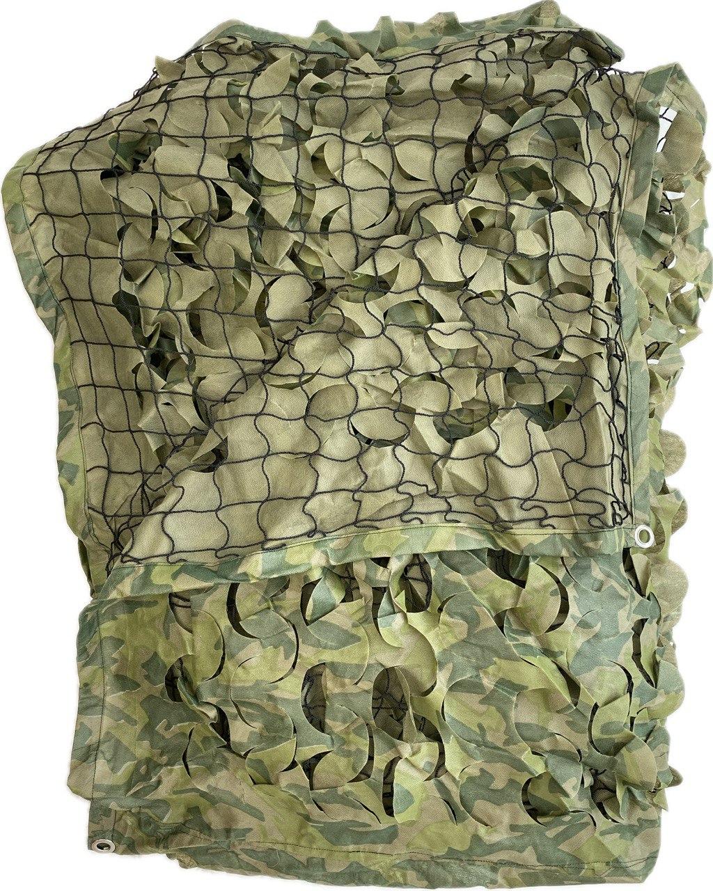 Сітка маскувальна з основою 3х10 антидронова для бліндажів, окопів, авто, пікапа та техніки "Камуфляж №1", фото 1