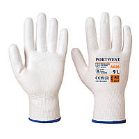 Рукавички з ПУ на долонях LR Cut Білий A620 р.XL