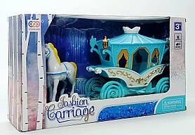 Ігровий набір Jia yu toy Карета «Fashion garrage» блакитна SS062B
