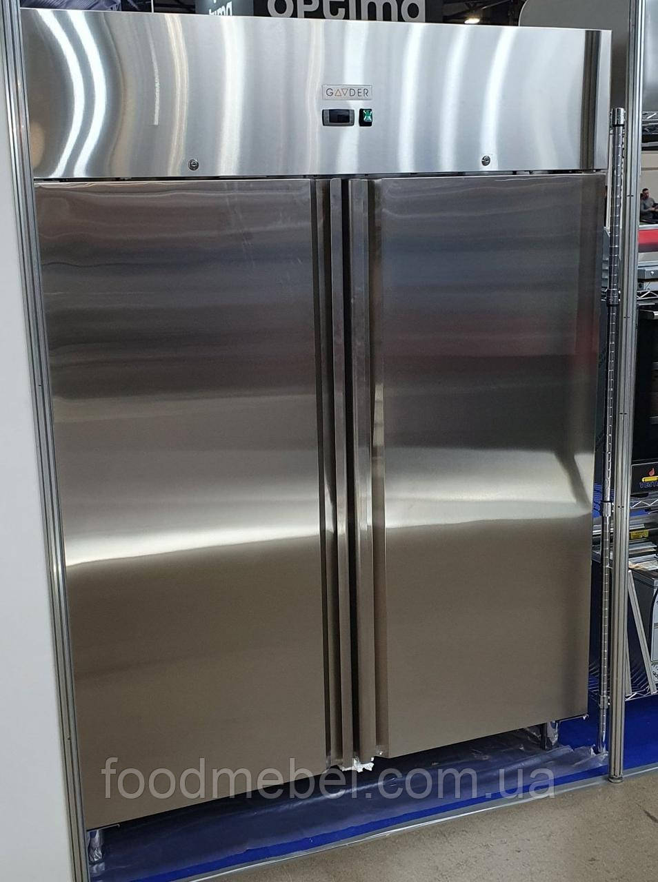 Шафа холодильна Gooder GN1410TN дводверна неіржавка сталь 1480x830x2010 мм, фото 1