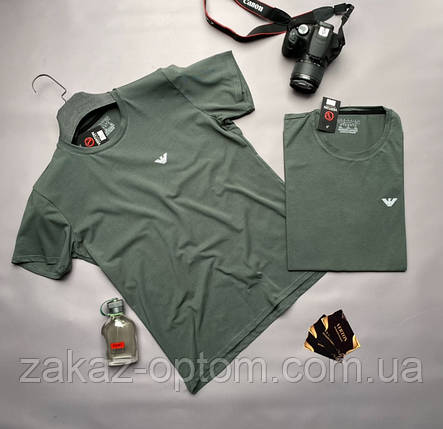 Футболка чоловіча норма гуртом (M-3XL) Туреччина N6-130318, фото 1