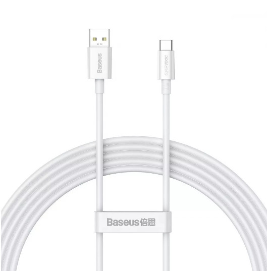 Кабель зарядки Baseus Superior Series Fast Charging Data / Type-C / 65W / 2м white (CAYS001002)