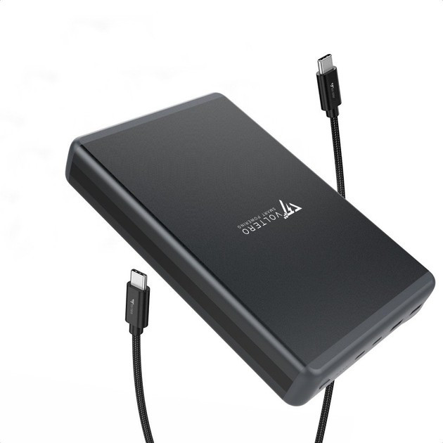 Зовнішній акумулятор PowerOak Voltero S50 100 W 50000 mAh USB-C MacBook powerbank, фото 1
