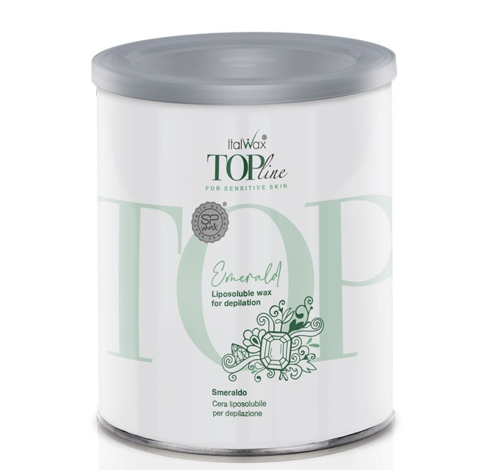 Теплий віск у банку Italwax NIRVANA "Смарагд", 800 мл
