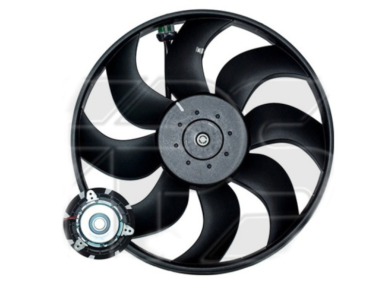 Вентилятор радіатора Mazda 3 BK 04-09, Ford Focus II 04-10, Ford C-Max 03-09 (Тайвань) 1530980