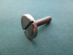 DIN 921 : гвинт із збільшеною плоскою головкою, прямий шліц, нержавіюча сталь