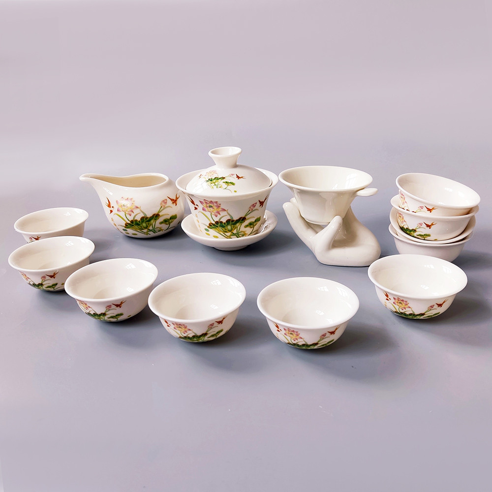 Чайний набір на 14 предметів "Лотосовий ставок", фото 1