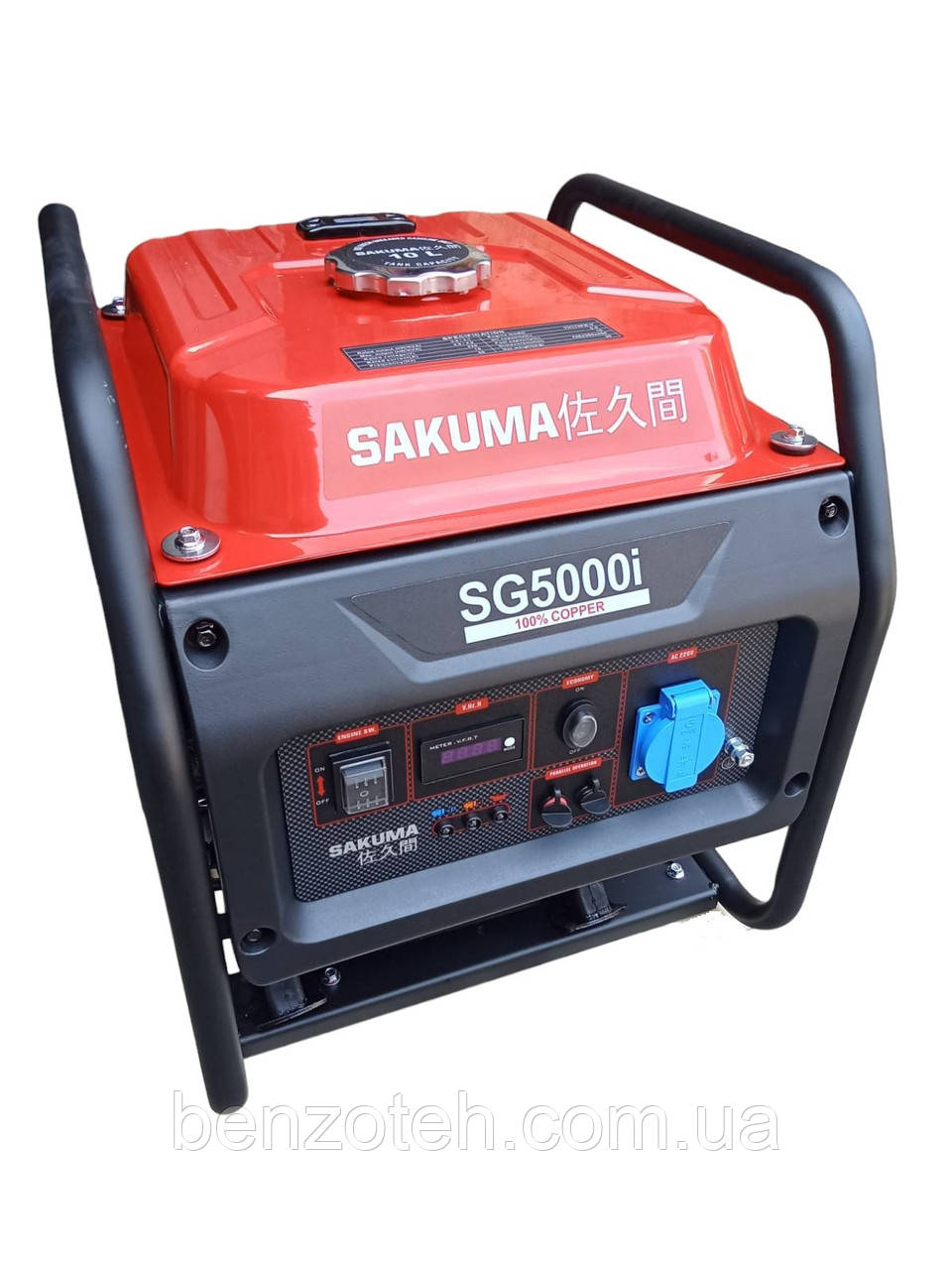 Генератор бензиновий інверторний SAKUMA SG5000i (ручний запуск, потужність 3.5 кВт/4.0 кВт), фото 1