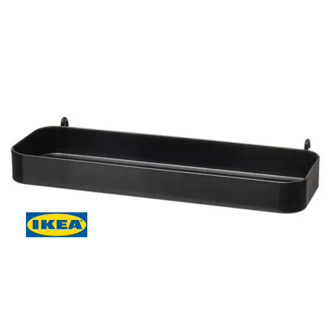 Полиця для настінного органайзера IKEA SKÅDIS 805.699.41 Чорна