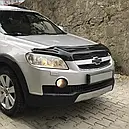 Дефлектор капота, мухобойка Chevrolet Captiva 2006-2012 (TAN24), фото 4