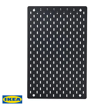 Настінна дошка-органайзер IKEA SKÅDIS 56х36 см. 805.343.72 Чорна