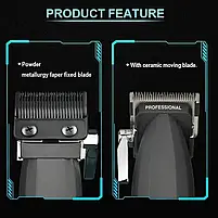 Машинка для стрижки VGR Professional Turbo Black&Green (V-003-GN), фото 7